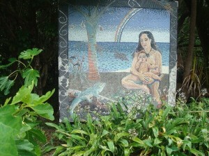 Woman and Baby Sculpture